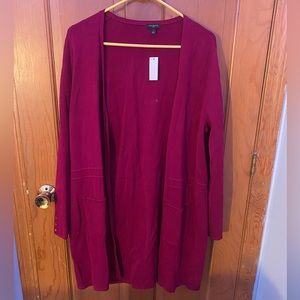 NWT Talbots magenta shrug sweater plus size X